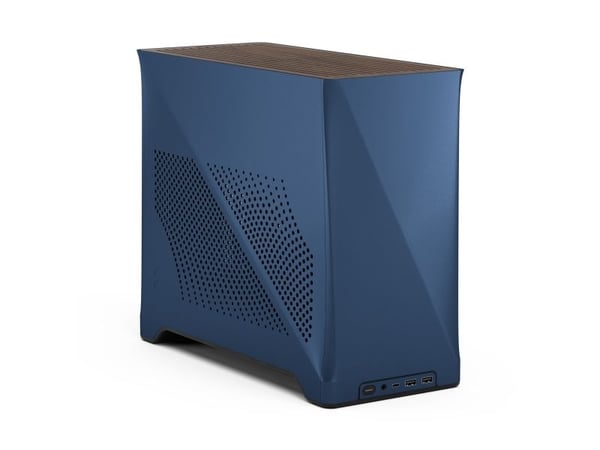 Fractal Design ERA 2 - - ITX - ingen strømforsyning (SFX / SFX-L) - midnattsblå - USB/lyd
