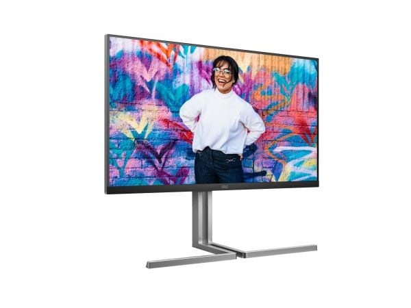 AOC U32U3CV, 80 cm (31,5"), 3840 x 2160 piksler, 4K Ultra HD, LCD, 4 ms, sortering