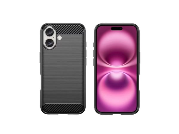 Insmat 650-1279, Suojus, Apple, iPhone 16, 15,5 cm (6.1"), musta