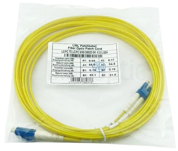 BlueOptics EFE080-0010M-R-BO, 10 m, G.657.A1, LC, LC