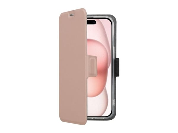 Screenor Clever - Lommebok for mobiltelefon - MagSafe-samsvar - økolær, termoplast-polyuretan (TPU) - rosa - for Apple iPhone 16