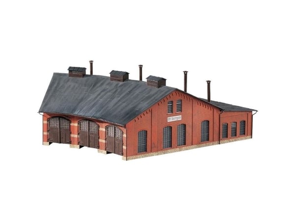 Kibri 9452 H0 ringsløs rundlokstall Ottbergen