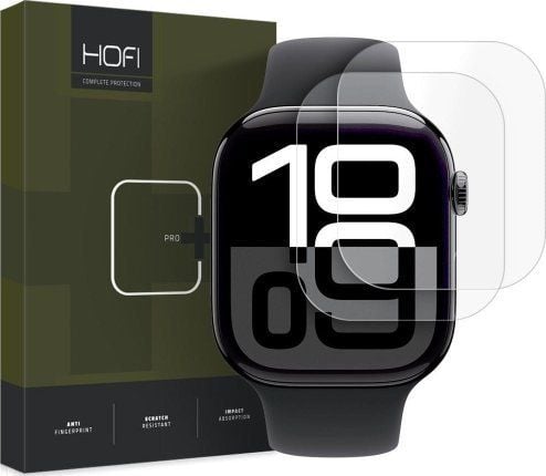 Hofi hydrogelplater HOFI HYDROFLEX PRO+ 2-pk Apple Watch 10 (46 mm) clear