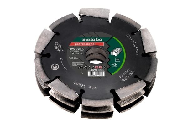 Metabo 628299000, 12,5 cm, 2,22 cm, 12200 rpm, 3 cm, Metabo, 1 stk