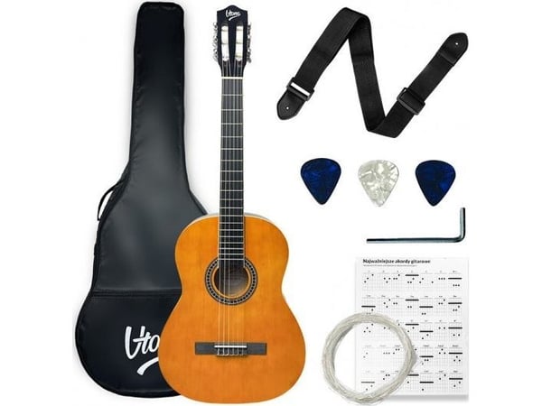 Prima V-TONE CG TWO YL klassisk gitar 4/4 naturlig dr Prima V-TONE CG TWO YL klassisk gitar 4/4 naturlig dr