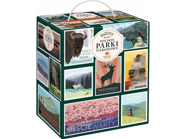 NICI Puzzlove CzuCzu Polens nasjonalparker, 1000 brikker