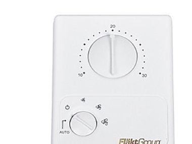Fläkt betjeningspanel HyFlex - Til styring af hastighed og rumtemperatur for fancoils