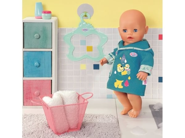 BABY born Bath Bathrobes 2 assorted, Nuken vaatesetti, 3 vuosi/vuosia, 90 g