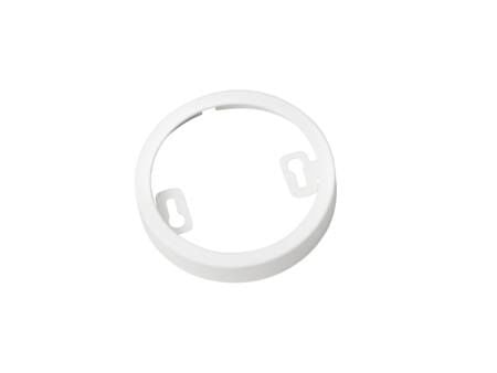 Påbygningsring med lav indbygningshøjde til Thin G2 Hvid, til påbygningsmontering. Højde 13 mm, Ø70 mm. Påbygningsring med lav indbygningshøjde til Thin G2 Hvid, til påbygningsmontering. Højde 13 mm, Ø70 mm.