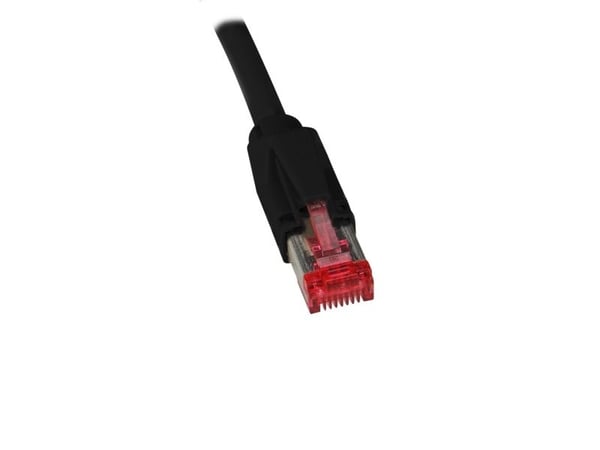 EFB Elektronik K0700SW.0,5, 0,5 m, Cat6a, S/FTP (S-STP), RJ-45, RJ-45, Svart