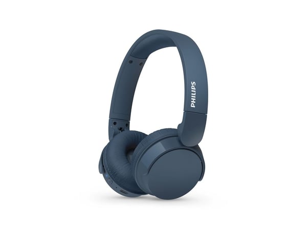 Philips TAH4209BL - Hodetelefoner med mikrofon - over-øret-montering - Bluetooth - trådløs - blå