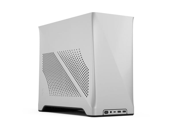 Fractal Design ERA 2 - - ITX - ingen strömförsörjning (SFX / SFX-L) - silver - USB/ljud
