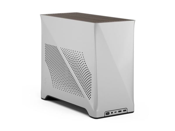 Fractal Design ERA 2 - - ITX - ingen strömförsörjning (SFX / SFX-L) - silver - USB/ljud