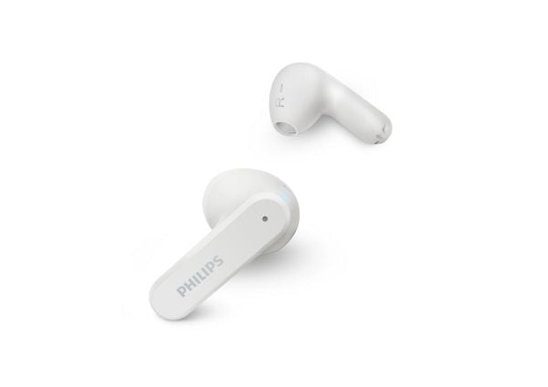 Philips TAT2139WT - True wireless-hodetelefoner med mikrofon - i øret - Bluetooth - hvit