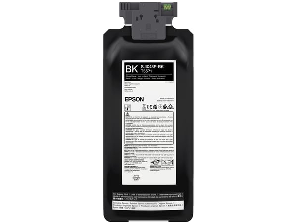 Epson SJIC48P-BK, musta, 480 ml, 1 kpl, Kertapakkaus