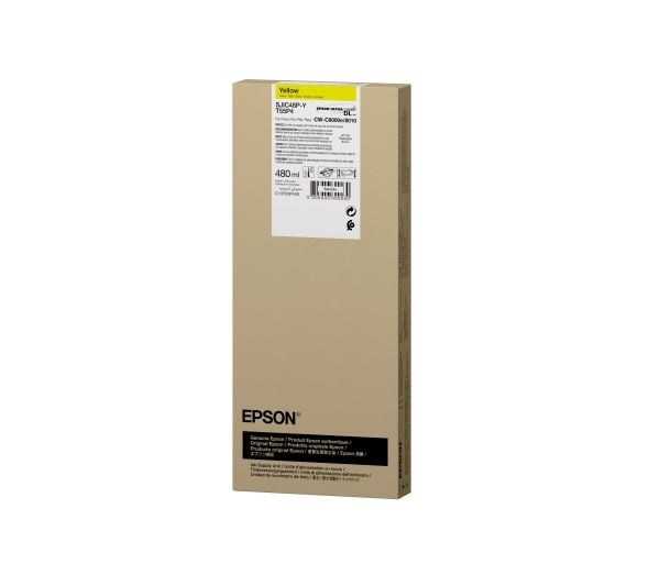 Epson SJIC48P-Y, Keltainen, 480 ml, 1 kpl, Kertapakkaus