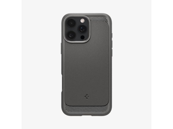 Spigen Rugged Armor (MagFit), Etui, Apple, iPhone 16 Pro Max, 17,5 cm (6.9"), Grå