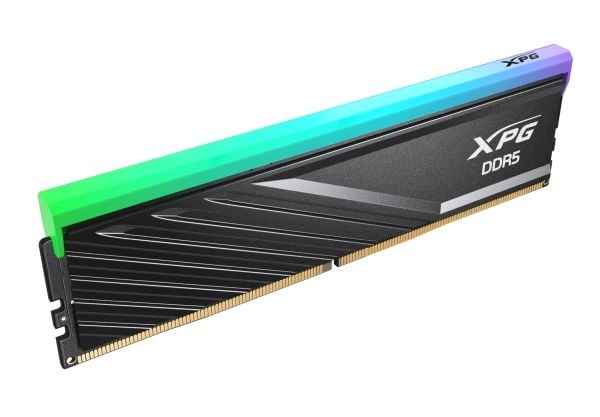 XPG LANCER BLADE RGB - DDR5 - modul - 16 GB - DIMM 288-pin - 6000 MT/s / PC5-24000 - CL48 - 1.1 - 1.4 V - ikke-bufret - on-die ECC - svart