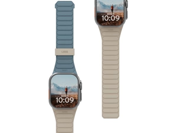 Urban Armor Gear 194161118051, Klokkereim, Apple, Watch Series 1-3 42mm, Series 4-6 & SE 44mm, Series 7-9 45mm, Ultra 1-2 49mm., Silikon