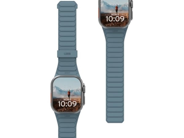 Urban Armor Gear 194161118051, Klokkereim, Apple, Watch Series 1-3 42mm, Series 4-6 & SE 44mm, Series 7-9 45mm, Ultra 1-2 49mm., Silikon