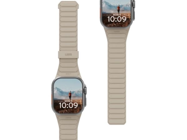 Urban Armor Gear 194161118051, Klokkereim, Apple, Watch Series 1-3 42mm, Series 4-6 & SE 44mm, Series 7-9 45mm, Ultra 1-2 49mm., Silikon