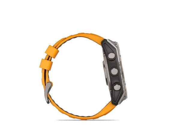 Garmin Fenix 8, 3,56 cm (1,4"), AMOLED, berøringsskjerm, 32 GB, GPS (satellitt), 76 g
