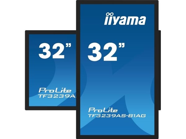 iiyama ProLite TF3239AS-B1AG - 32" Diagonalklasse (31.5" synlig) LED-bakgrunnsbelyst LCD-skjerm - intelligent skilting - med innbygd mediespiller o...