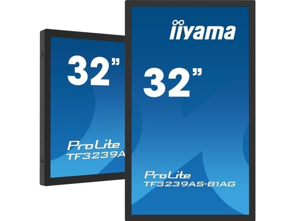 iiyama ProLite TF3239AS-B1AG - 32" Diagonalklasse (31.5" synlig) LED-bakgrunnsbelyst LCD-skjerm - intelligent skilting - med innbygd mediespiller o...