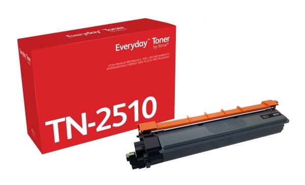 Everyday - Svart - kompatibel - boks - tonerpatron (alternativ for: Brother TN-2510) - Green World Alliance returprogram - for Brother DCP-L2620, L...