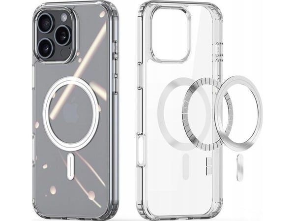 Dux Ducis Clin Mag kotelo MagSafe iPhone 16 Pro - läpinäkyvä - läpinäkyvä Dux Ducis Clin Mag kotelo MagSafe iPhone 16 Pro - läpinäkyvä - läpinäkyvä