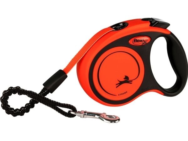 flexi Xtreme line, bånd, XS: 3m < 15 kg, orange