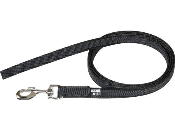 Julius-K9 K9 K9 C&amp;G siima, musta/harmaa 14mm/2m käsittelemätön