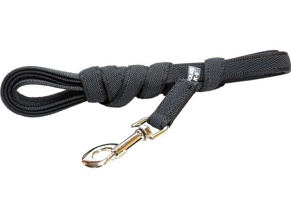 Julius-K9 K9 C&G line, sort/grå 14mm/3m u/håndt