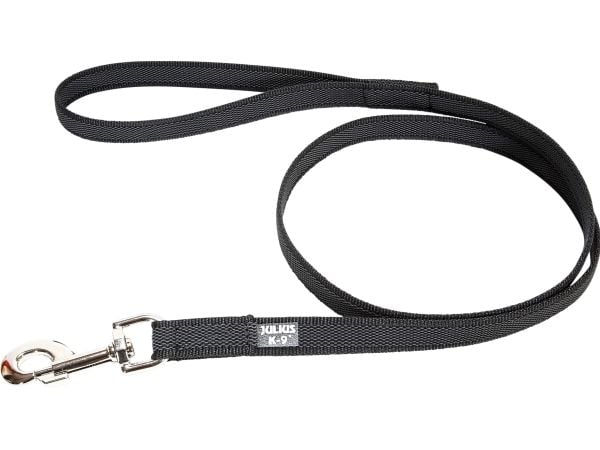 Julius-K9 K9 C&G line, sort/grå 14mm/2m m/håndt
