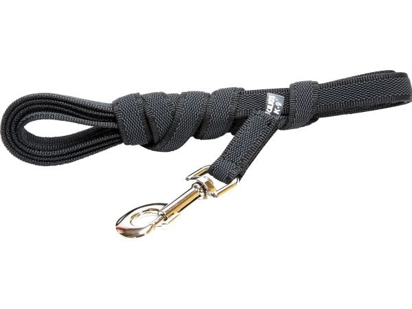 Julius-K9 K9 C&amp;G siima, musta/harmaa 20mm/3m ja kahva