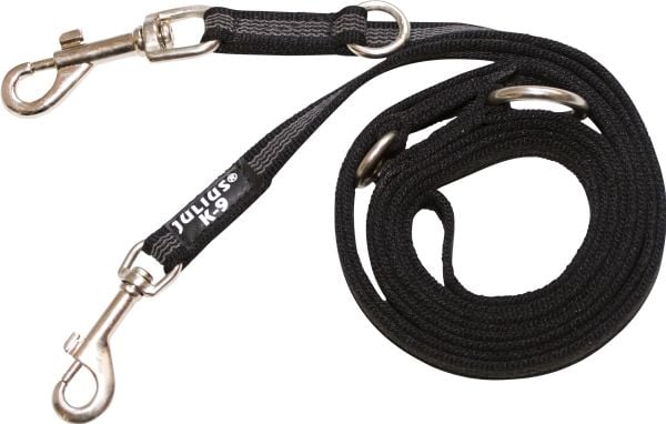 Julius-K9 K9 C&G line, sort/grå 20 mm/2,2m dressur