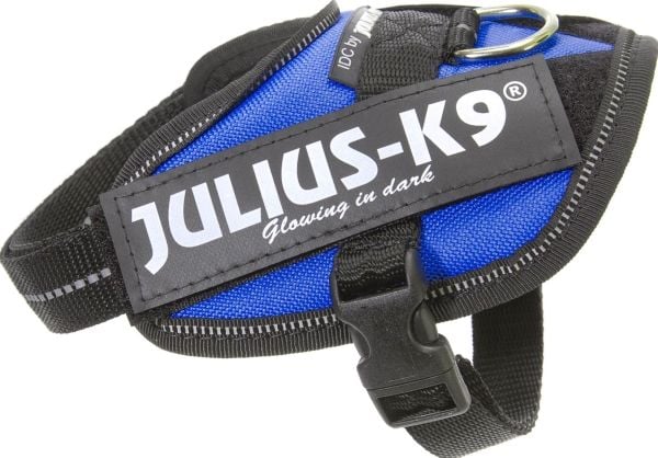 Julius-K9 K9 IDC sele, str.: Baby 2, blå 33-45 cm