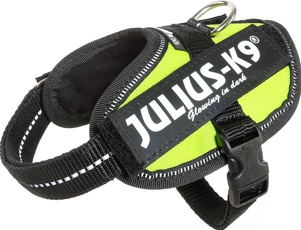 Julius-K9 K9 IDC sele, str.: Baby 2, neongrøn 33-45 cm