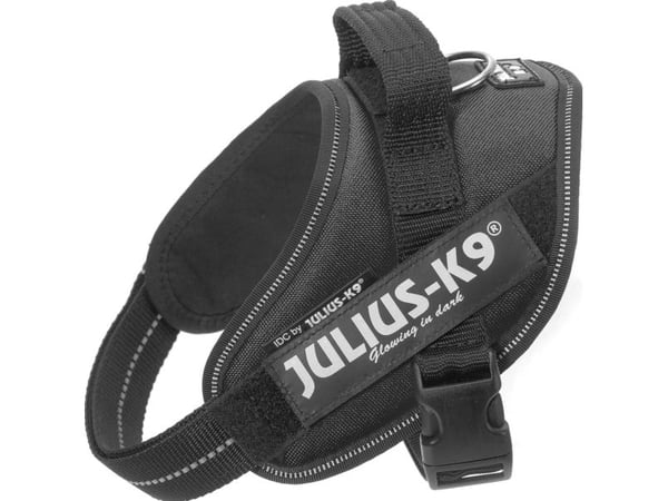 Julius-K9 K9 IDC sele, str. Mini, svart 49-67 cm