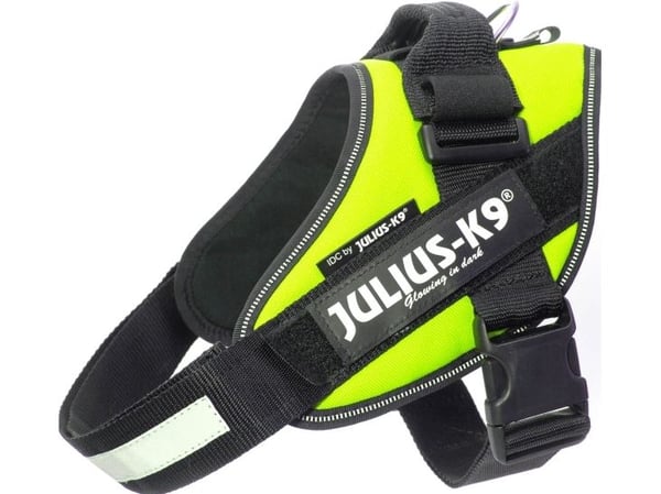 Julius-K9 K9 IDC sele, str.: 0, neongrøn 58-76 cm