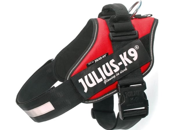 Julius-K9 K9 IDC sele, str.: 2, rød 71-96 cm