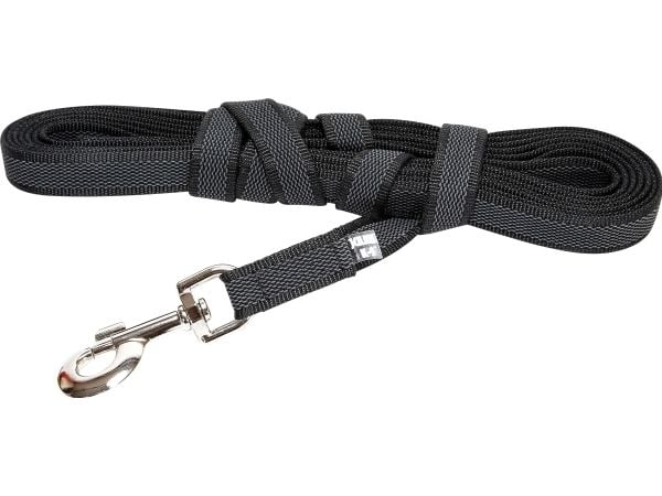 Julius-K9 K9 K9 C&amp;G siima, musta/harmaa 20mm/10m ja kahva