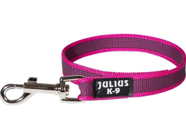 Julius-K9 K9 C&G line, pink/grå 20mm/1m u/håndt