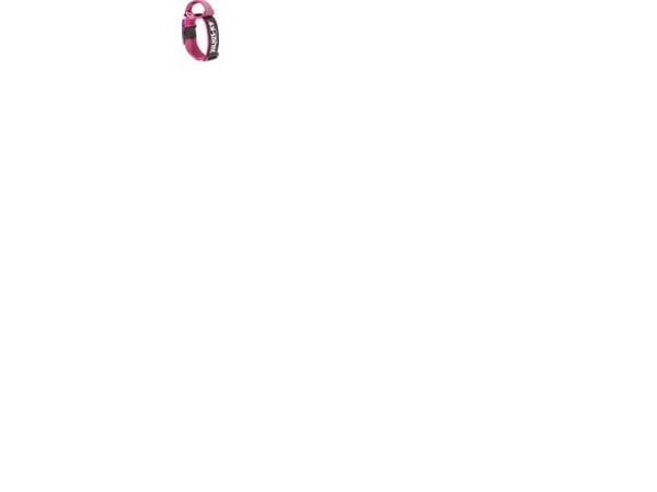 Julius-K9 K9 C&G Halsbånd,m/håndtag, pink/grå, 50mm/47-67