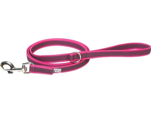 Julius-K9 K9 C&G line, pink/grå 20mm/1,8m m/håndt