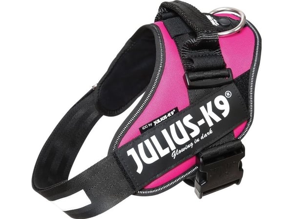 Julius-K9 K9 IDC sele, str.: 1, mørk pink 63-85 cm