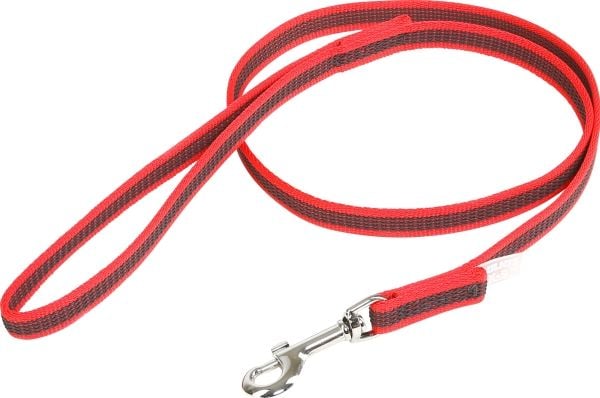 Julius-K9 K9 C&G line,rød/grå,14mm/1,8m,m/håndt,max 30kg