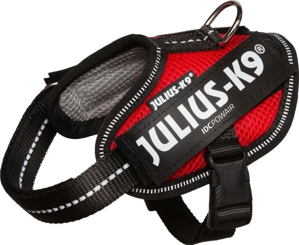 Julius-K9 K9 IDC POWAIR sele, Str.: Baby 2, rød, 33-45 cm