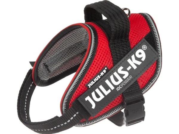 Julius-K9 K9 IDC POWAIR sele, Str.: Mini-Mini, rød, 40-53 cm