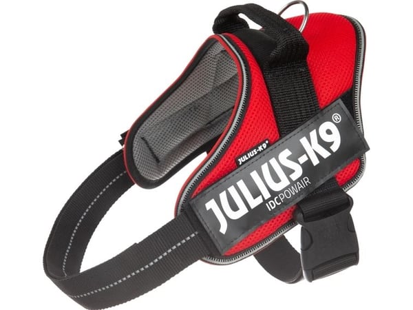 Julius-K9 K9 IDC POWAIR sele, Str.: 1, rød, 63-85 cm
